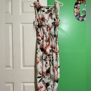 Large floral romper